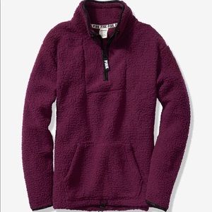 Pink Victoria’s Secret Sherpa Pullover